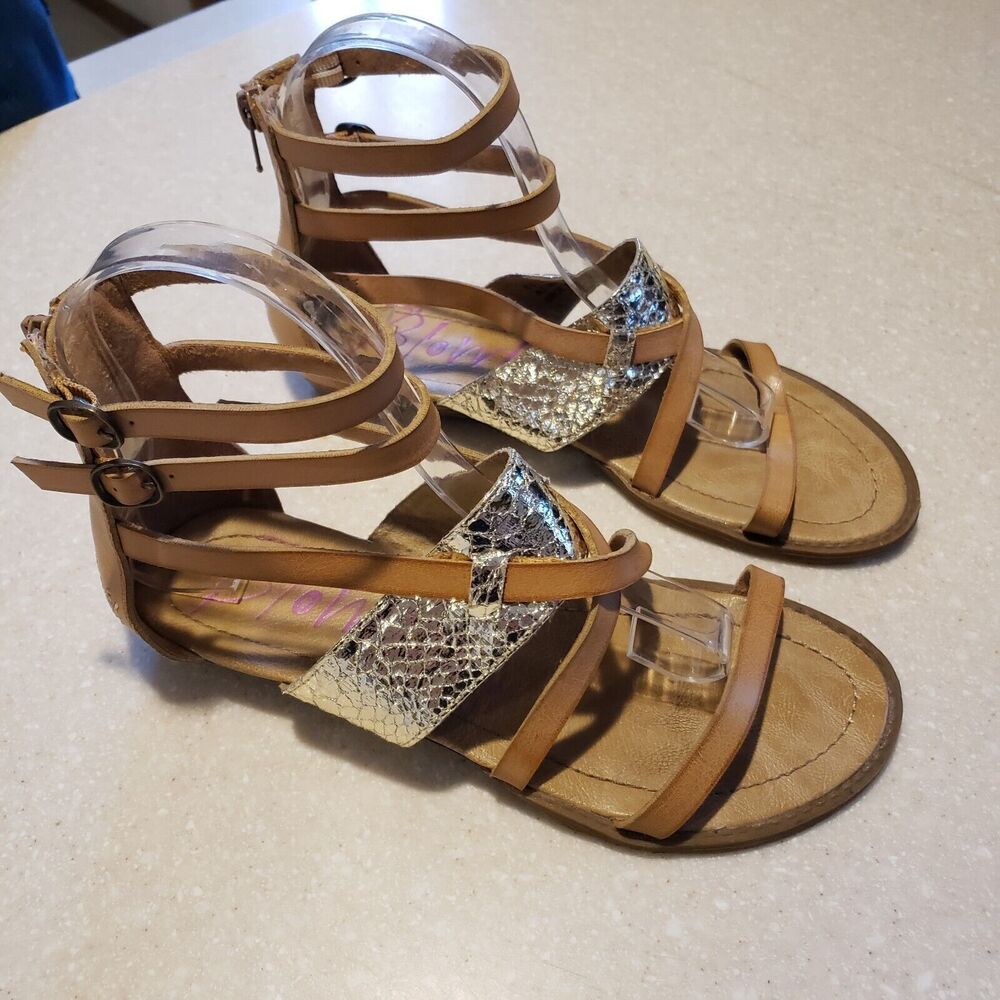 Blowfish Malibu Women's Bungalow Wedge Sandals, Sand, 6.5